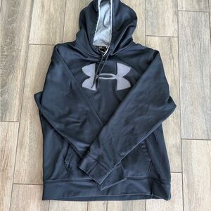 Under Armour Black and Gray Hoodie